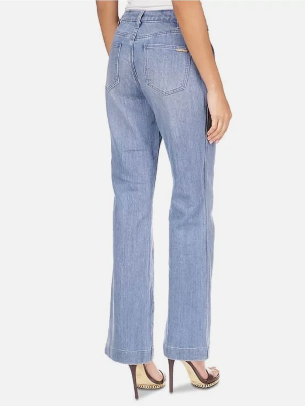 Michael Kors Flare Leg Sailor Jeans, Angel Blue, Size 6P - Picture 12 of 12